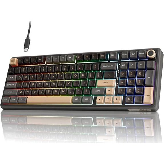 RK ROYAL KLUDGE R98 Pro Mechanical Keyboard with RGB Backlit