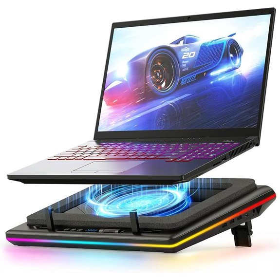 Llano V12 RGB Gaming Laptop Cooling Pad