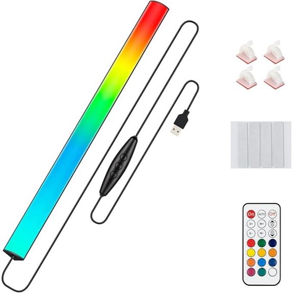 RGB Under Monitor Light Bar with Remote