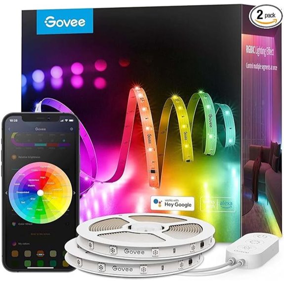 Govee 100ft RGBIC LED Strip Lights with App