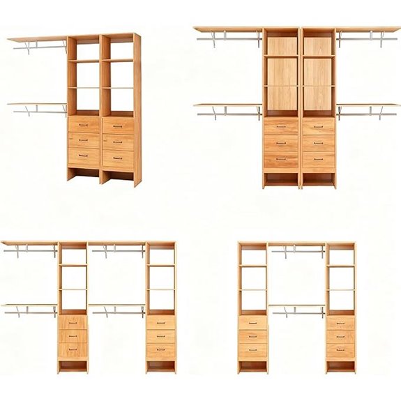 robust closet storage system