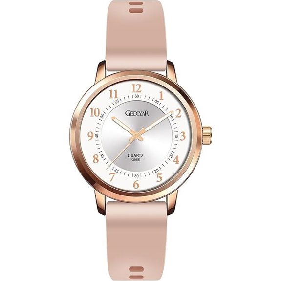 Waterproof Rose Gold Women's Quartz Watch