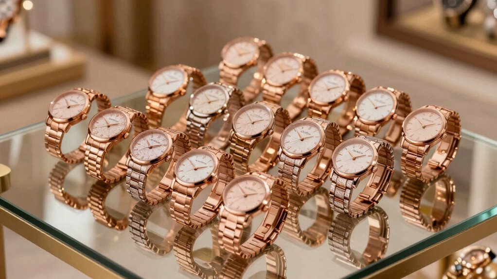 rose gold women s watches