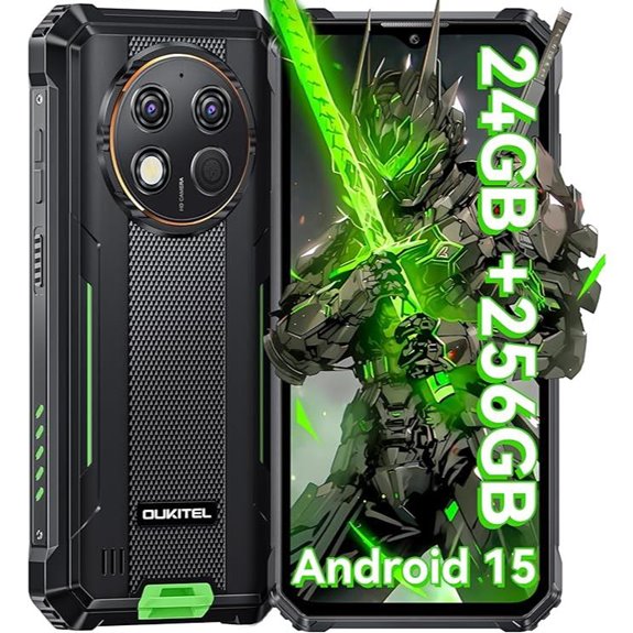 OUKITEL G1 Rugged Smartphone 24+256GB IP68/IP69K