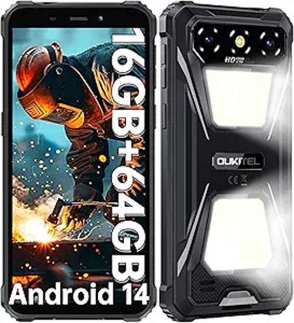 OUKITEL G5 Rugged Smartphone with 16GB+64GB Storage