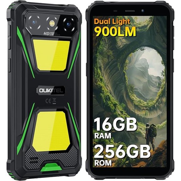 OUKITEL G5 Rugged Smartphone 16GB+256GB Waterproof
