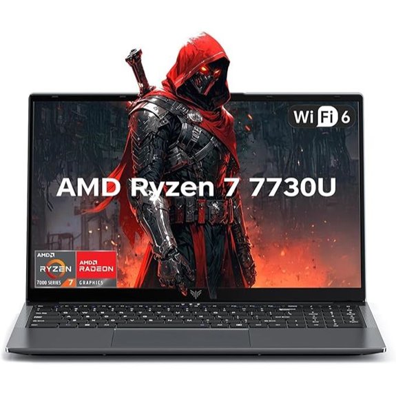 Gaming Laptop 15.6 Ryzen 7 16GB 512GB SSD WiFi 6