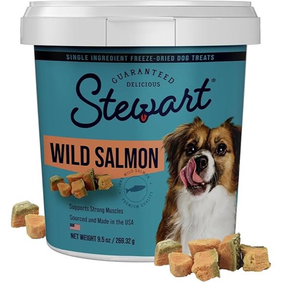 Stewart Wild Salmon Dog Treats 9.5 oz Grain Free
