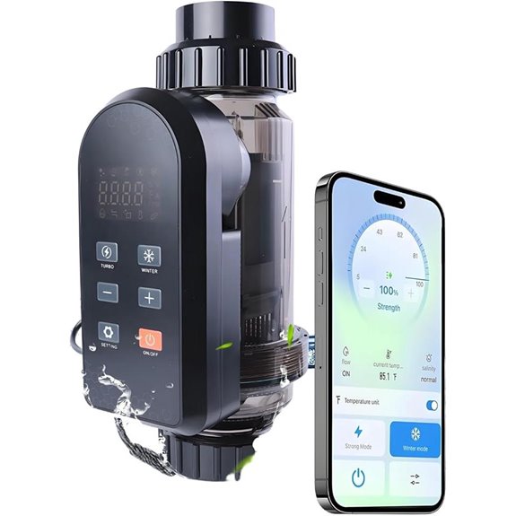 HOUSOUTION Salt Water Pool Chlorinator with App Control