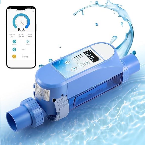 Bonvoisin Saltwater Pool Chlorinator System with Titanium Cell