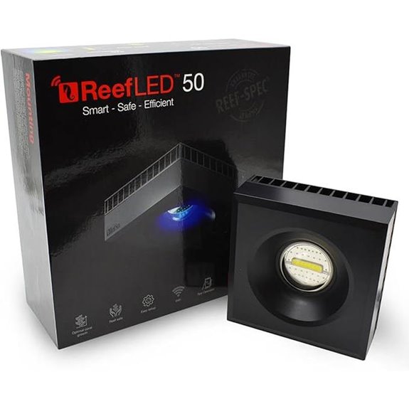 ReefLED 50W Saltwater Aquarium Light with App Control