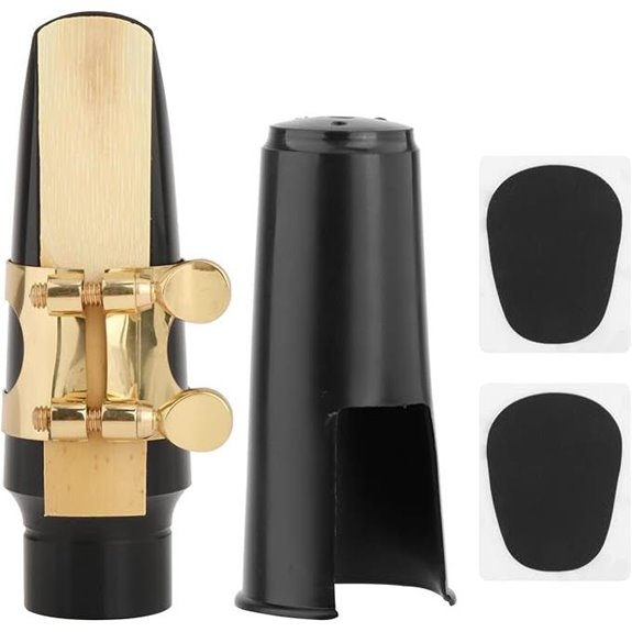 Alto Saxophone Mouthpiece Kit with Ligature and Reed