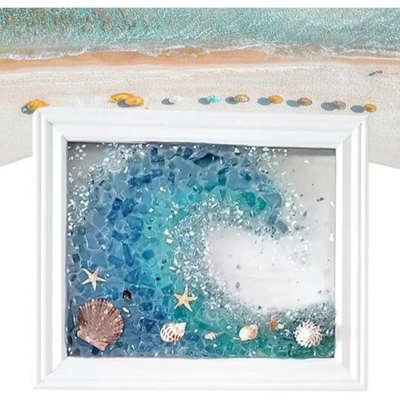 Sea Glass Resin Art Kits for Adults