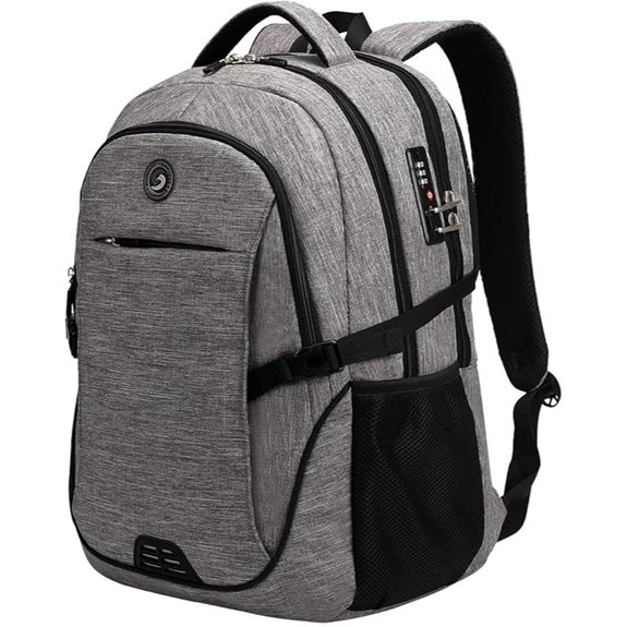 SHRRADOO Anti-Theft Laptop Backpack with USB Charging