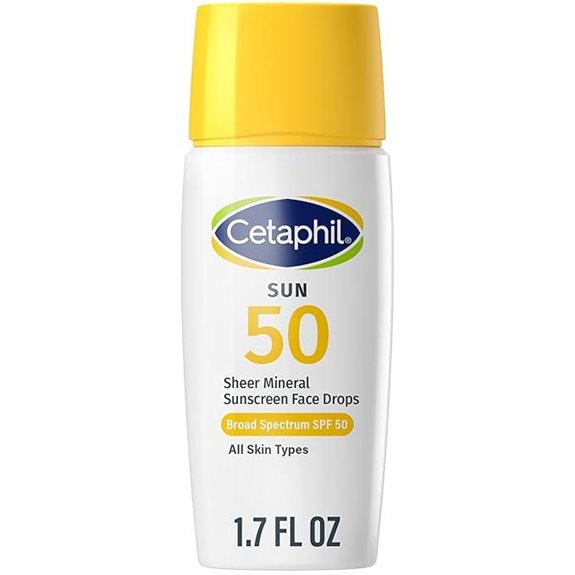 Cetaphil Mineral Liquid Sunscreen SPF 50 for Sensitive Skin