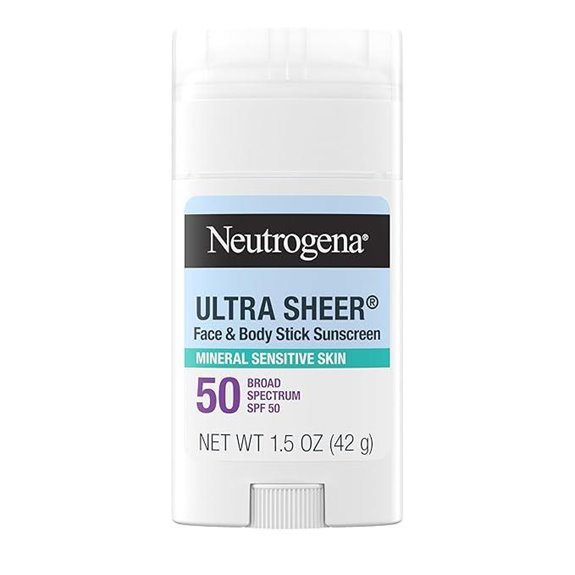 Neutrogena SPF 50 Mineral Sunscreen Stick for Sensitive Skin