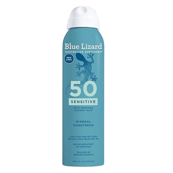 Blue Lizard Sensitive SPF 50 Spray Water-Resistant Zinc