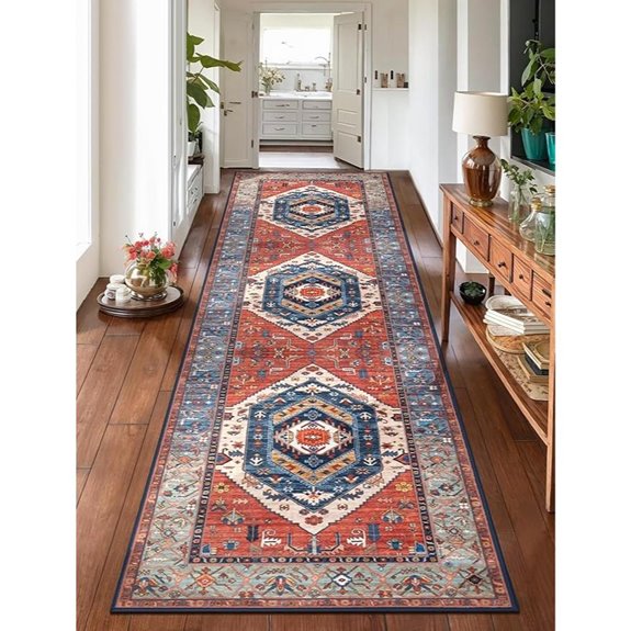 Serissa Runner Rug 2'6x10' Non-Slip Washable Carpet