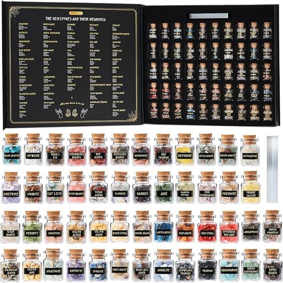 Bulk Crystals and Healing Stones Set (50 pcs)