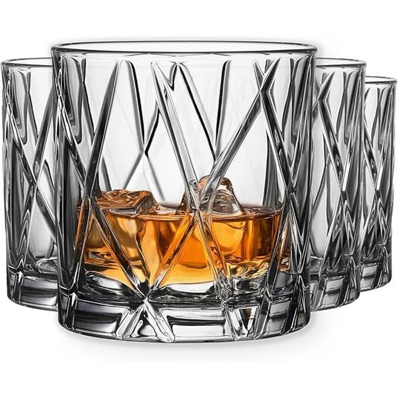 Orrefors City 4-Pack Double Old Fashioned Glasses