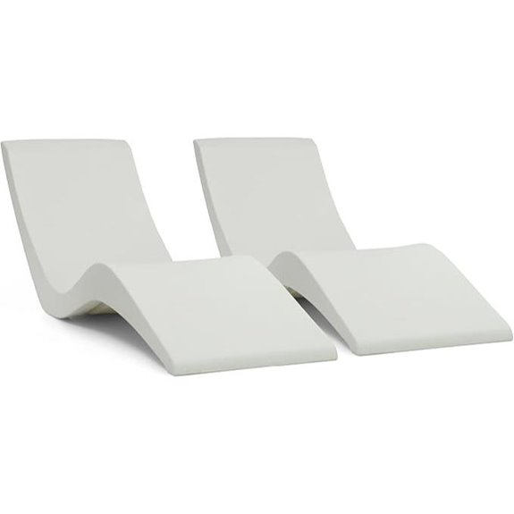 Aqua Outdoors Pool Lounge Chairs (Set of 2)