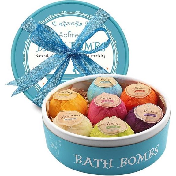 Aofmee 7pcs Bath Bomb Set for Spa and Gifts