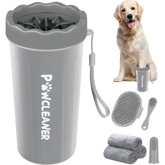 7-in-1 Dog Paw Cleaner and Bath Set