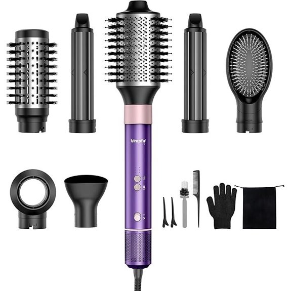 7-in-1 Ionic Hair Dryer Brush Styler