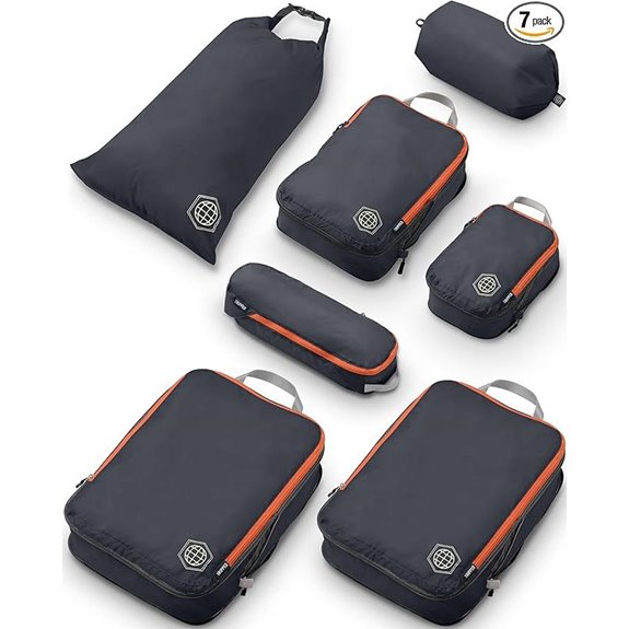 Travel Compression Packing Cubes 7-Piece Set