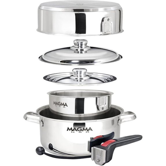 Magma 7-Piece Stainless Steel Cookware Set