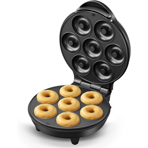 Mini Donut Waffle Cake Maker with 7 Slots