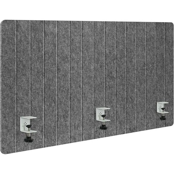 48 Sound-Absorbing Desktop Privacy Screen