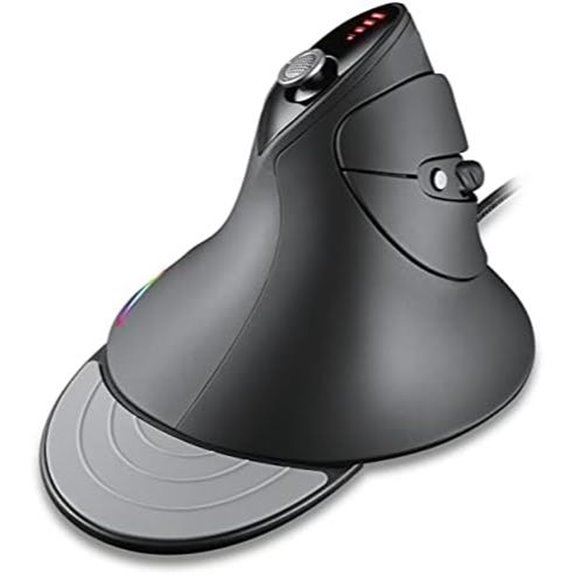 MOJO Silent Vertical Gaming Mouse with Custom Software