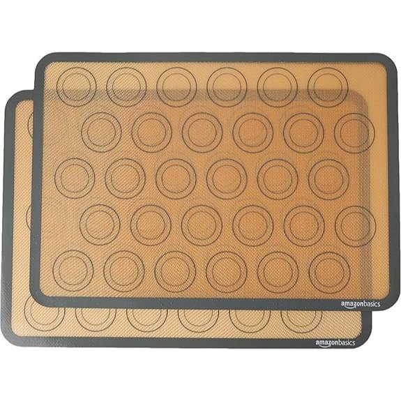 Amazon Basics Silicone Baking Mats (2-Pack)