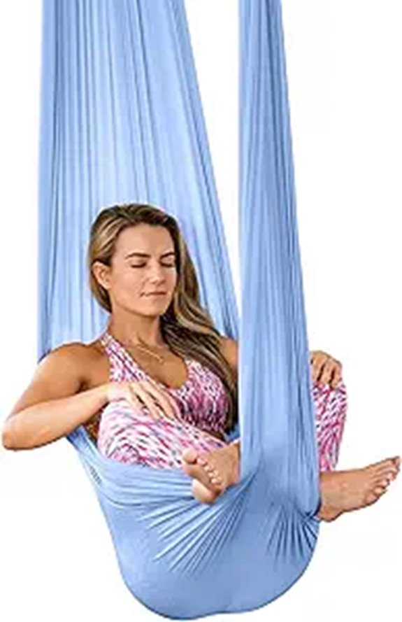 HEALTHYMODELLIFE Silk Aerial Yoga Swing & Hammock Kit