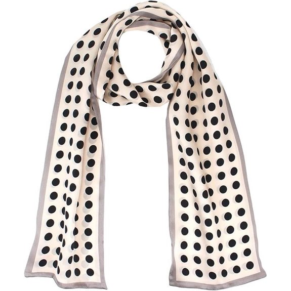 Andantino Silk Scarf for Women 58x6.3