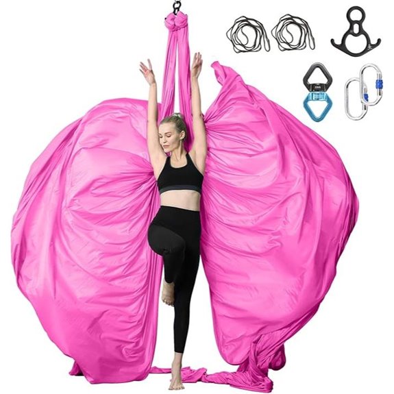 Aerial Silks Yoga Swing Set with Hardware