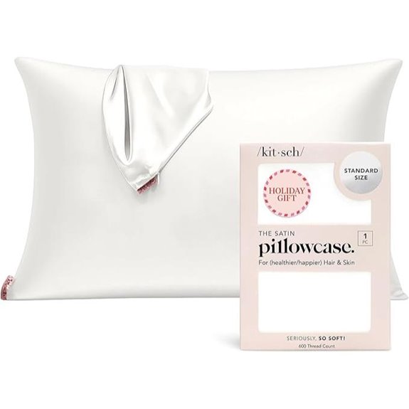 Kitsch Satin Pillowcase with Zipper for Hair & Skin