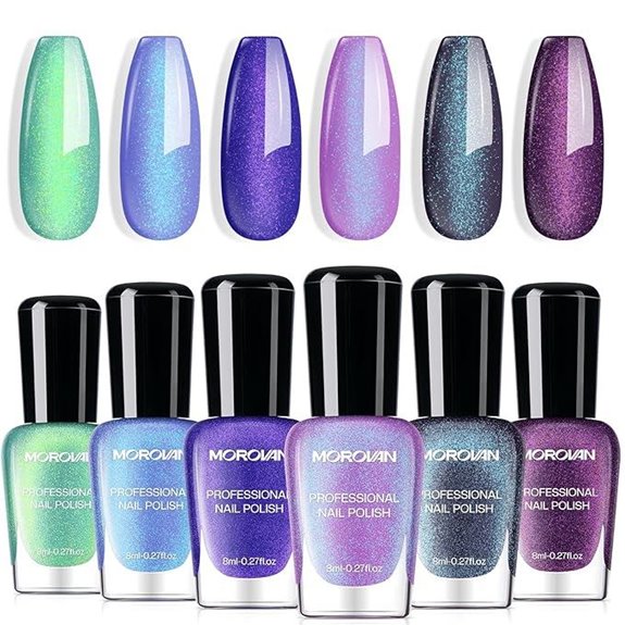 Morovan Chameleon Nail Polish Set (6 Colors)