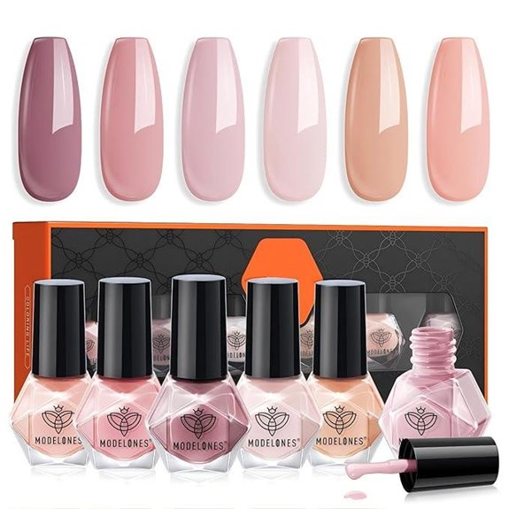 Modelones 6-Color Nail Polish Set for Nails