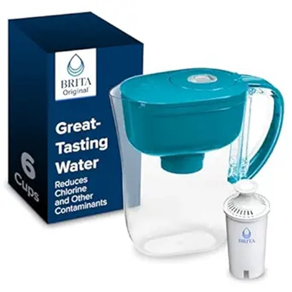 Brita 6-Cup Water Filter Pitcher with Indicator