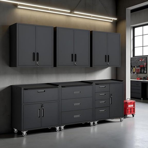 Heavy Duty Garage Storage Cabinets (6 pcs)