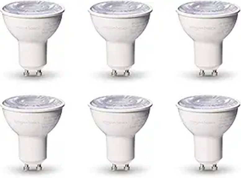 Amazon Basics 6-Pack MR16 LED Light Bulb Dimmable