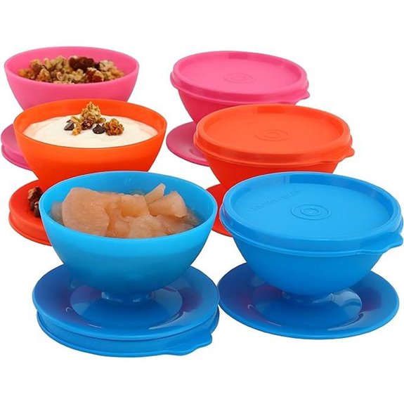 Dessert Ice Cream Cups with Lids (Set of 6)