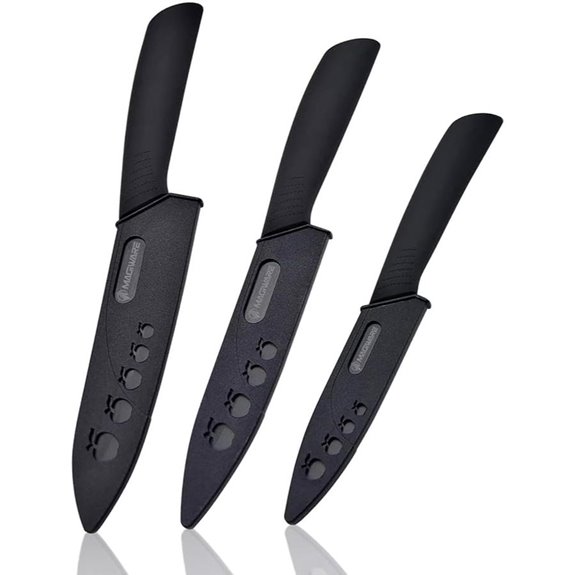 Ceramic Knife Set with Sheaths (6,5,4)