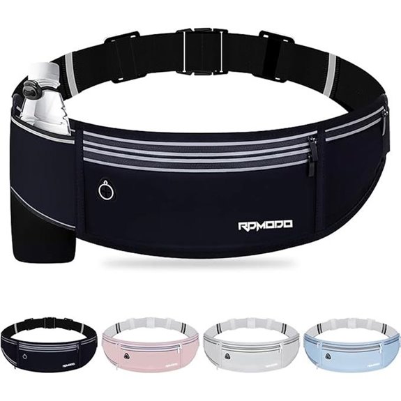 Slim Running Belt with Water Bottle Holder