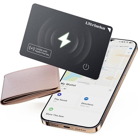 Ultra-Thin Waterproof Air Tag Wallet Tracker Card
