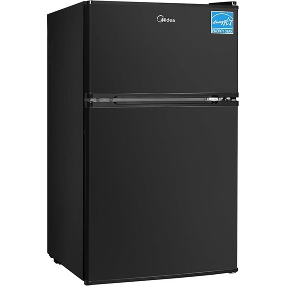 Midea 3.1 Cu Ft Double Door Mini Fridge