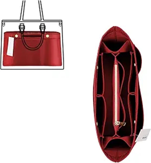 ZTUJO Purse Organizer Insert for Handbags Small
