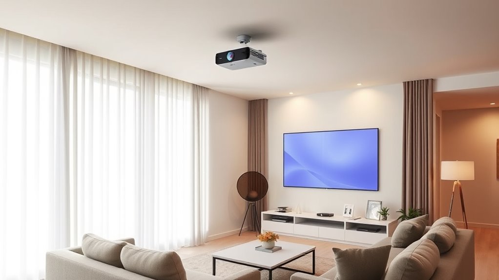 small room projector considerations